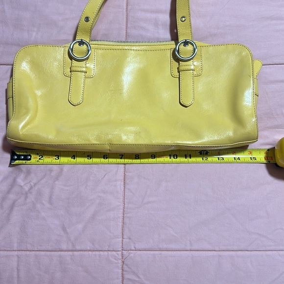 Preston & York handbag, pre-loved, beautiful yellow color, excellent condition. - Picture 9 of 11